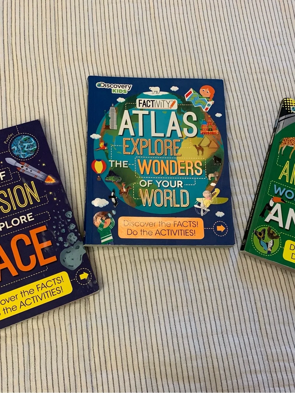 Set of 3 Discovery Kids Science Educational Activity Books